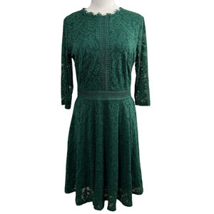 Women's Missmay Green Lace Dress Size L